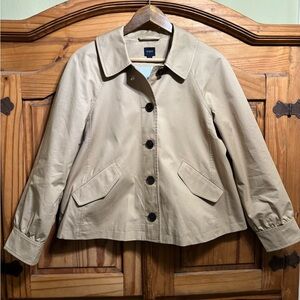 J. Crew Factory Women's Classic Beige Cotton Jacket